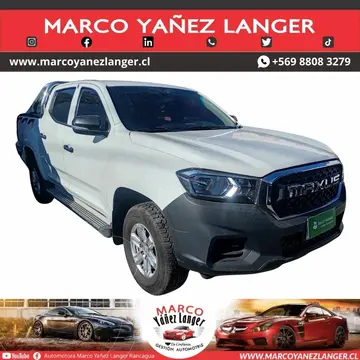 Maxus T60 2.8L DX 4x2 usado (2020) color Blanco precio $9.890.000