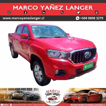 Maxus T60 2.8L DX 4x2 usado (2022) color Rojo precio $9.990.000
