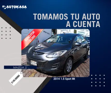 Mazda 2 Touring usado (2014) color Granito precio $180,000