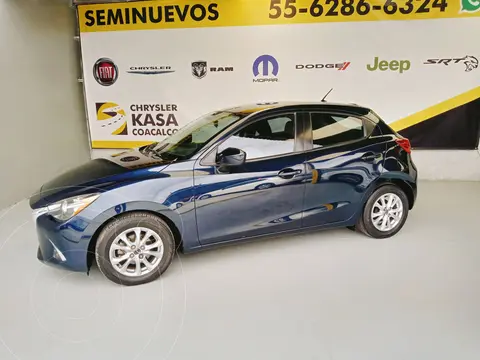 Mazda 2 i Grand Touring Aut usado (2018) color Azul financiado en mensualidades(enganche $27,000)