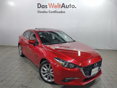 Mazda 3 Sedan s Aut usado (2018) color Rojo financiado en mensualidades(enganche $74,750 mensualidades desde $5,466)