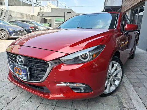 Mazda 3 Sedan s Grand Touring Aut usado (2017) color Rojo financiado en mensualidades(enganche $68,750 mensualidades desde $4,984)