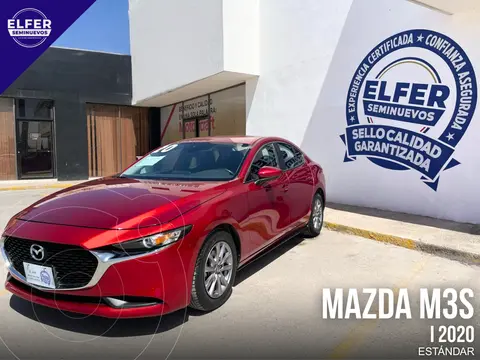 Mazda 3 Sedan i usado (2020) color Rojo precio $245,000