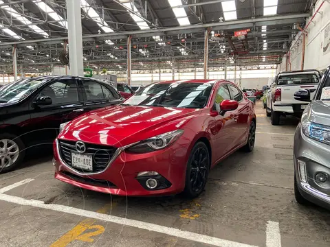 Mazda 3 Sedan i usado (2014) color Rojo Fugaz financiado en mensualidades(enganche $43,000 mensualidades desde $4,900)