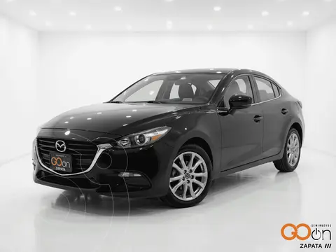 Mazda 3 Sedan I usado (2017) color MANCCNEGRO CELESTE precio $219,000
