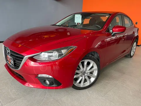 Mazda 3 Sedan s usado (2016) color Rojo financiado en mensualidades(enganche $63,750 mensualidades desde $3,698)