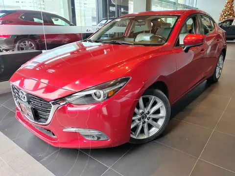 Mazda 3 Sedan s Grand Touring Aut usado (2018) color Rojo financiado en mensualidades(enganche $67,500 mensualidades desde $4,894)