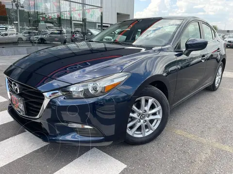 Mazda 3 Sedan s usado (2018) color Azul Marino financiado en mensualidades(enganche $73,750 mensualidades desde $4,278)