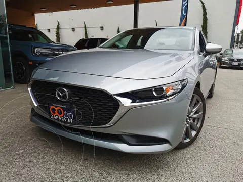 Mazda 3 Sedan i Sport usado (2019) color Gris Titanio financiado en mensualidades(enganche $88,750 mensualidades desde $9,245)