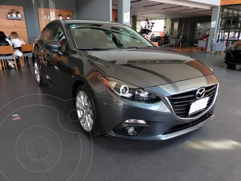 Mazda 3 Sedan s usado (2016) color Gris Meteoro financiado en mensualidades(enganche $61,750 mensualidades desde $6,634)