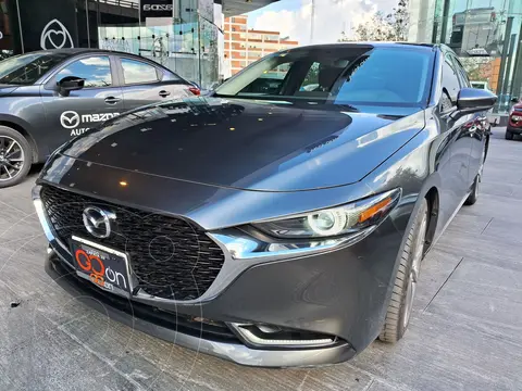 Mazda 3 Sedan i Grand Touring Aut usado (2022) color Gris financiado en mensualidades(enganche $95,375 mensualidades desde $7,293)