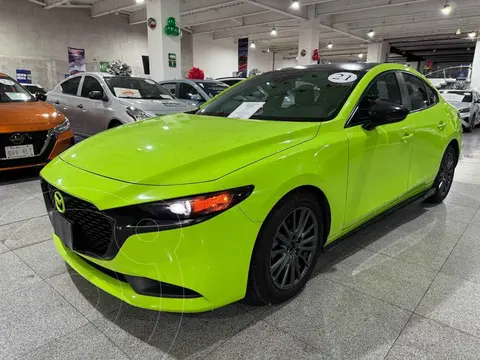 Mazda 3 Sedan i Aut usado (2021) color Verde financiado en mensualidades(enganche $79,025 mensualidades desde $6,046)
