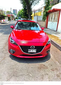 Mazda 3 Sedan s Grand Touring Aut usado (2015) color Rojo Fugaz precio $200,000