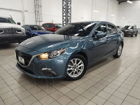 Mazda 3 Sedan i Touring usado (2016) color Azul financiado en mensualidades(enganche $25,500)