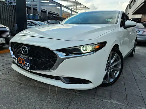 Mazda 3 Sedan s Grand Touring Aut usado (2021) color Blanco financiado en mensualidades(enganche $103,750 mensualidades desde $7,522)