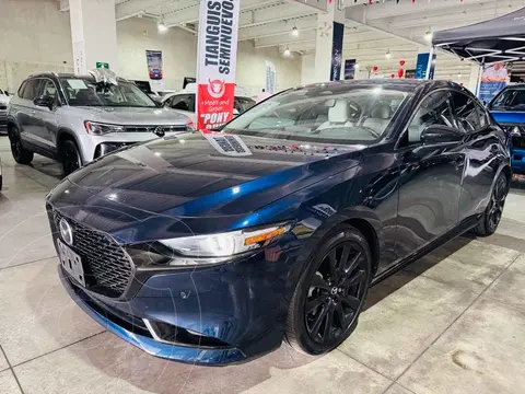 Mazda 3 Sedan Signature usado (2025) color Azul financiado en mensualidades(enganche $114,423 mensualidades desde $8,753)