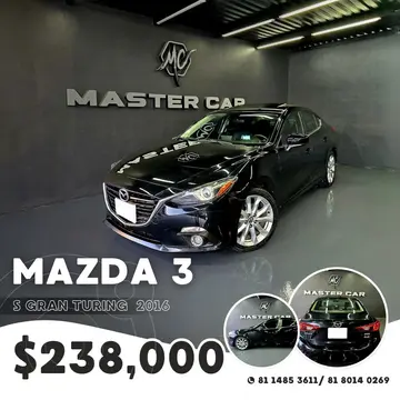 Mazda 3 Sedan s Grand Touring Aut usado (2016) color Negro precio $238,000
