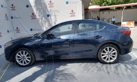 Mazda 3 Sedan s Aut usado (2017) color Azul financiado en mensualidades(enganche $60,264 mensualidades desde $8,872)