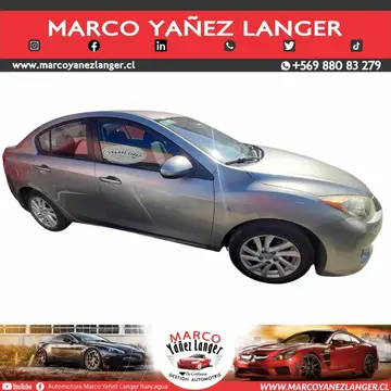 Mazda 3 1.6 V usado (2012) color Gris precio $6.990.000