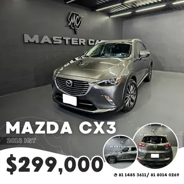 Mazda CX-3 i Grand Touring usado (2018) color Gris Oscuro precio $299,000