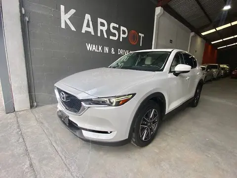Mazda CX-5 2.5L S Grand Touring 4x2 usado (2018) color Blanco financiado en mensualidades(enganche $121,327 mensualidades desde $8,843)