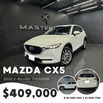 Mazda CX-5 2.5L S Grand Touring usado (2020) color Blanco precio $409,000
