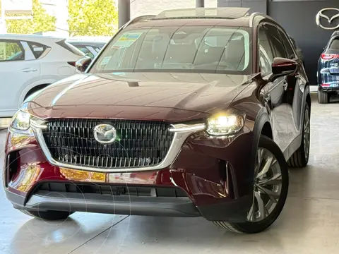 Mazda CX-90 3.3T Premium nuevo color Rojo Borgona financiado en cuotas(pie $11.300.000)