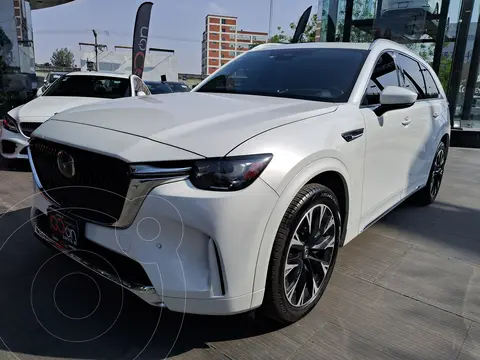 Mazda CX-90 Signature usado (2024) color Blanco financiado en mensualidades(enganche $215,002 mensualidades desde $16,441)