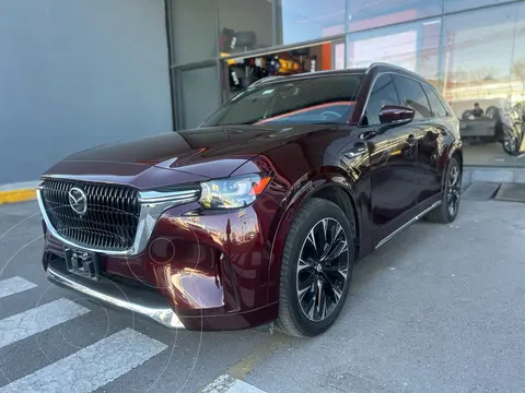 Mazda CX-90 Signature usado (2024) color Rojo financiado en mensualidades(enganche $244,978 mensualidades desde $18,733)
