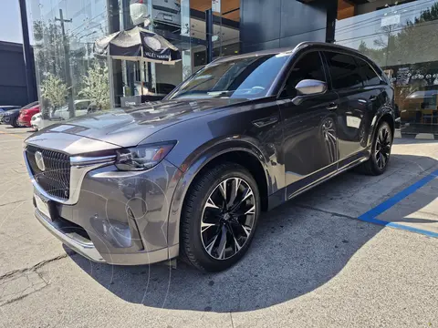 Mazda CX-90 Signature usado (2024) color Gris financiado en mensualidades(enganche $93,900 mensualidades desde $26,890)