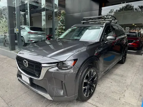 Mazda CX-90 Signature usado (2024) color Gris financiado en mensualidades(enganche $249,250 mensualidades desde $23,800)