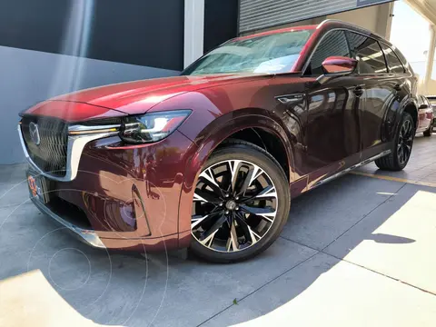 Mazda CX-90 Signature usado (2024) color violeta oscuro financiado en mensualidades(enganche $245,250 mensualidades desde $18,754)