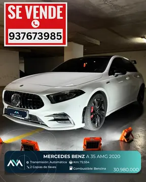 Mercedes Clase A Hatchback AMG 35 usado (2020) color Blanco precio $30.980.000