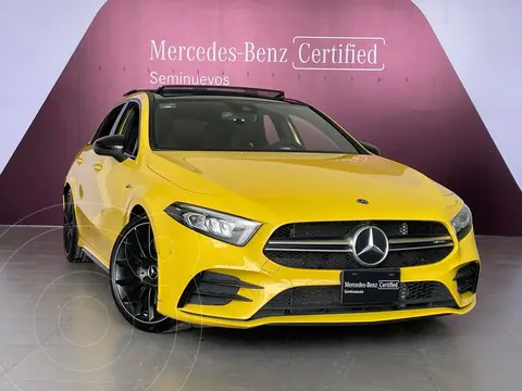Mercedes Clase A Hatchback AMG 35 4MATIC usado (2022) color Amarillo precio $890,000