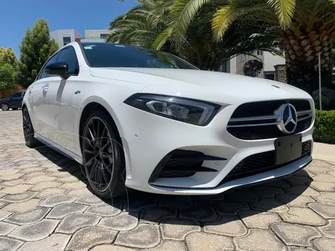 Mercedes Clase A Hatchback AMG 35 4MATIC usado (2023) color Blanco Cirro financiado en mensualidades(enganche $199,600)