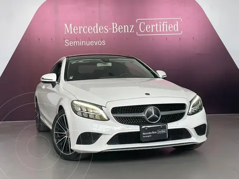 Mercedes Clase C Coupe 200 Aut usado (2020) color Blanco financiado en mensualidades(enganche $204,820 mensualidades desde $8,799)