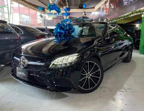Mercedes Clase C Coupe 200 CGI Aut usado (2019) color Negro Obsidiana financiado en mensualidades(enganche $233,585 mensualidades desde $15,000)