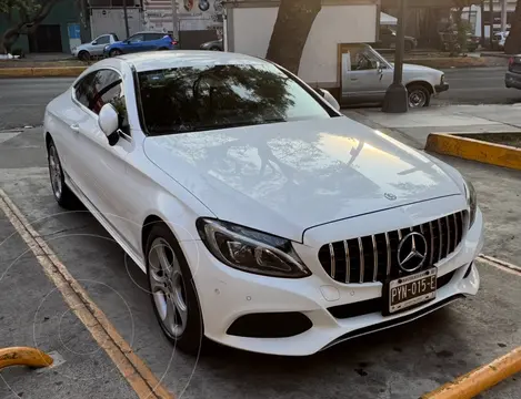 Mercedes Clase C Coupe 200 CGI Aut usado (2018) color Blanco Diamante precio $405,000