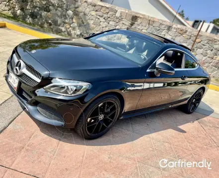 Mercedes Clase C Coupe 200 CGI Aut usado (2018) color Negro financiado en mensualidades(enganche $133,656 mensualidades desde $14,717)