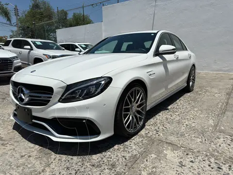 Mercedes Clase C Sedan AMG 63 S usado (2016) color Blanco financiado en mensualidades(enganche $79,500 mensualidades desde $26,000)