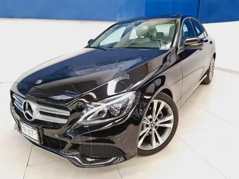 Mercedes Clase C Sedan 200 CGI Sport usado (2018) color Negro financiado en mensualidades(enganche $113,905 mensualidades desde $9,381)