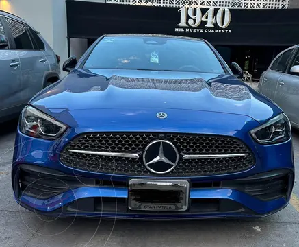 Mercedes Clase C Sedan 200 Sport usado (2022) color Azul Espacio precio $910,000