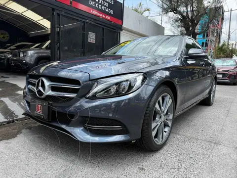 Mercedes Clase C Sedan 200 CGI Sport Plus Aut usado (2015) color Gris precio $299,900