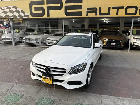 Mercedes Clase C Sedan 200 CGI Exclusive Aut usado (2018) color Blanco Calcita   financiado en mensualidades(enganche $7,614 mensualidades desde $115,500)