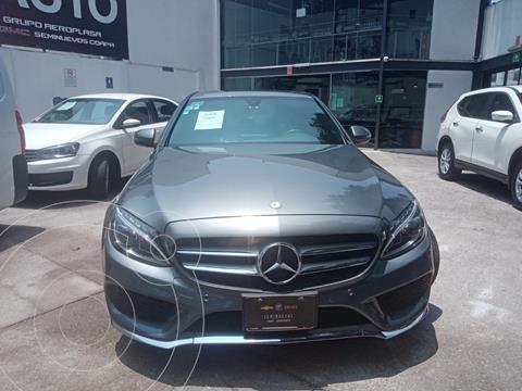 Mercedes Clase C 250 CGI Sport Aut usado (2017) color Gris financiado en mensualidades(enganche $40,990)