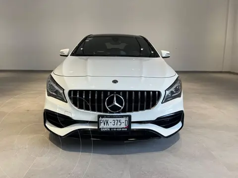 Mercedes Clase CLA  AMG 45 usado (2019) color Blanco financiado en mensualidades(enganche $260,000 mensualidades desde $17,000)