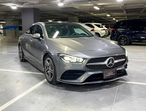 Mercedes Clase CLA 200 Sport usado (2020) color Gris financiado en mensualidades(enganche $139,481 mensualidades desde $10,754)