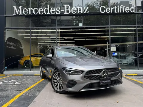Mercedes Clase CLA 200 Progressive usado (2024) color Gris Oscuro financiado en mensualidades(enganche $338,580 mensualidades desde $14,545)