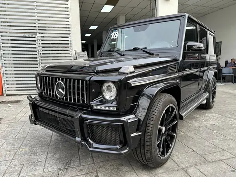 Mercedes Clase G AMG 63 Biturbo usado (2018) color Negro financiado en mensualidades(enganche $530,000 mensualidades desde $76,170)