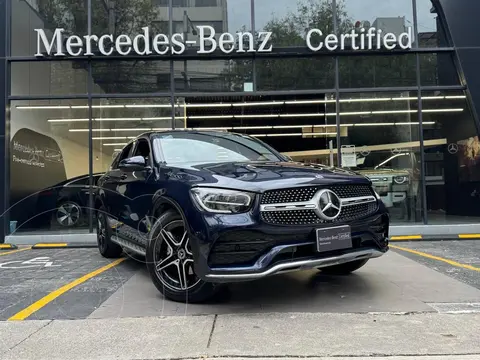 Mercedes Clase GLC 300 4MATIC Coupe usado (2023) color Azul financiado en mensualidades(enganche $430,540 mensualidades desde $18,496)